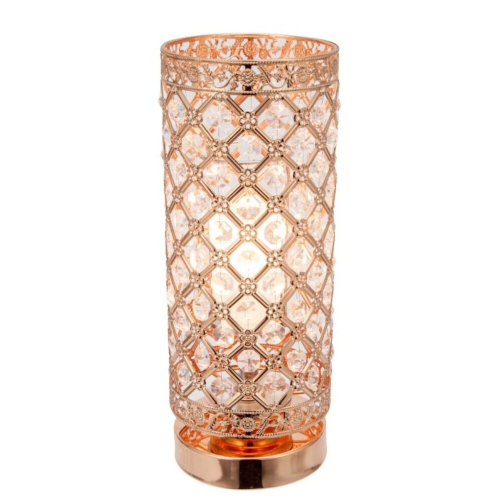 Gold Clear Beads Electric Touch Lamp Fragrance Oil Wax Warmer